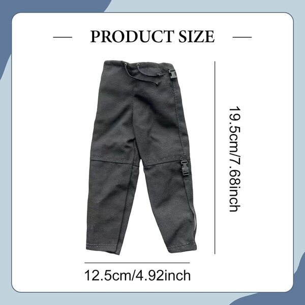 1/6 lange Cargohose für Actionfigur 30 cm – elegante und realistische Kleidung