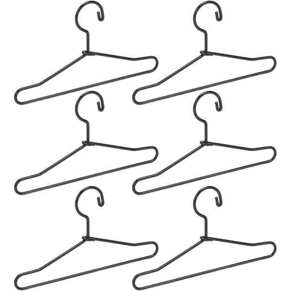 10 Mini-Kleiderbügel aus Edelstahl für Puppen – platzsparende Organisation im Kleiderschrank