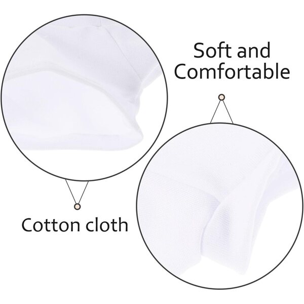ABOOFAN 6 pezzi Magliette Orso per Bambole da 20 cm in Cotone Morbido e Lavabile