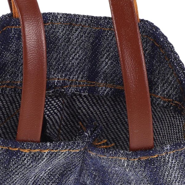 Denim-Puppenkleidungsset mit Cowboyhut – DIY-Zubehör für Plüschtiere und Figuren