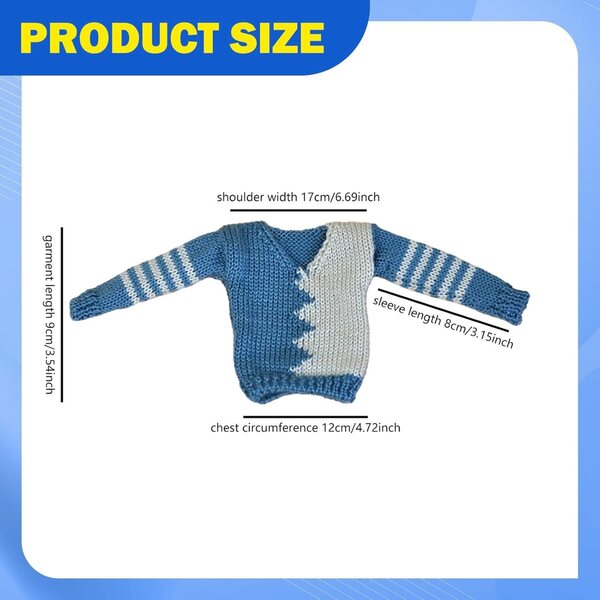 Pullover für 1/6 männliche Actionfiguren – modische Kleidung für 12-Zoll-Hellery-Puppen
