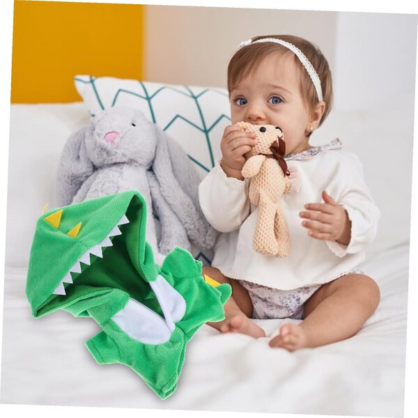 Costume Dinosauro Peluche per Bambole 20 cm - Vestiti Morbidi e Sostituibili per Bambine