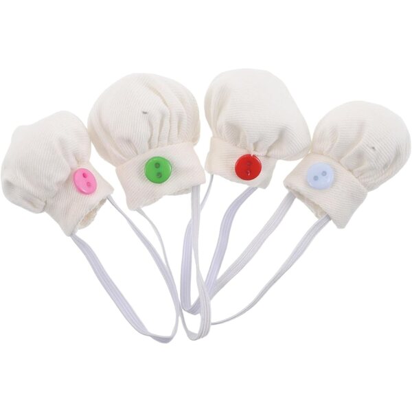 HEMOTON Cappelli da Cuoco Miniatura per Bambole e Animali di Peluche 4pz