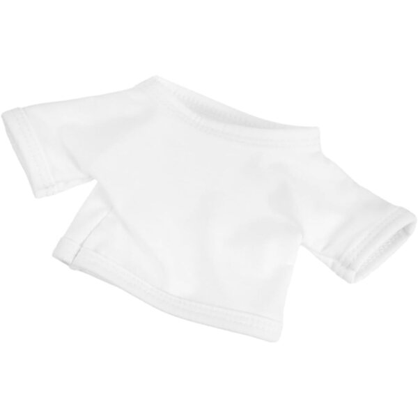 Camicetta bianca a maniche corte per orsacchiotti da 35 cm - vestito morbido in stoffa
