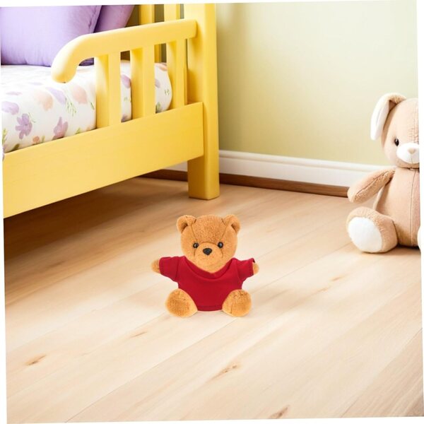 ERINGOGO 4pz Magliette Miniatura per Orsetti di Peluche Colorate - Vestiti per Bambole Fai da Te
