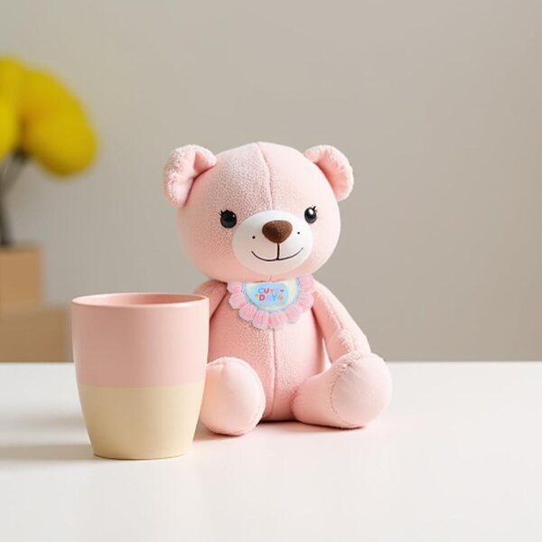 Plüsch-Lätzchen und Stirnband-Set für Puppen und Teddybären – BESTonZON
