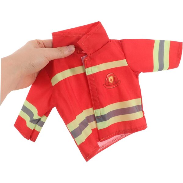 Costume da Vigile per Bambole 43cm Role Play Realistico con Cappello e Pantaloni