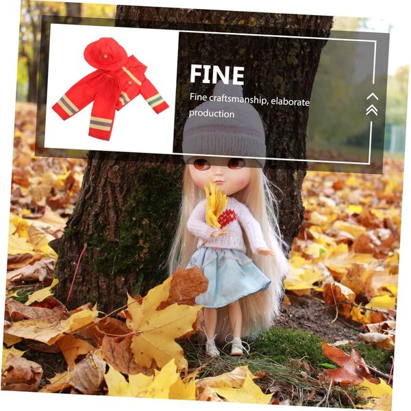 Costume da Vigile per Bambole 43cm Role Play Realistico con Cappello e Pantaloni