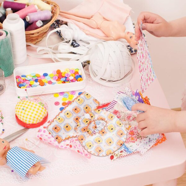 BESPORTBLE 5 Sets Unterwäsche und Lätzchen für bunte Stoffpuppen