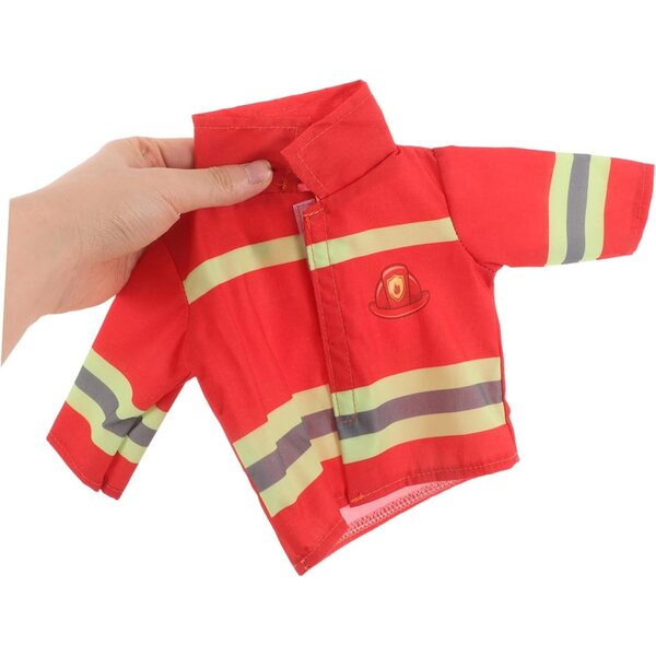 Costume Vigile con Casco e Pantaloni per Bambole - Accessori Giochi di Ruolo