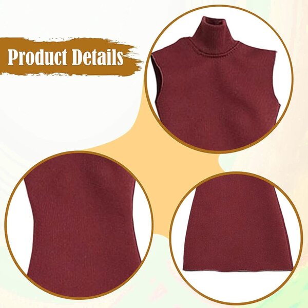 Elegantes rotes Kleid für 1/6 Puppen – modisches Accessoire für 12-Zoll-Actionfiguren