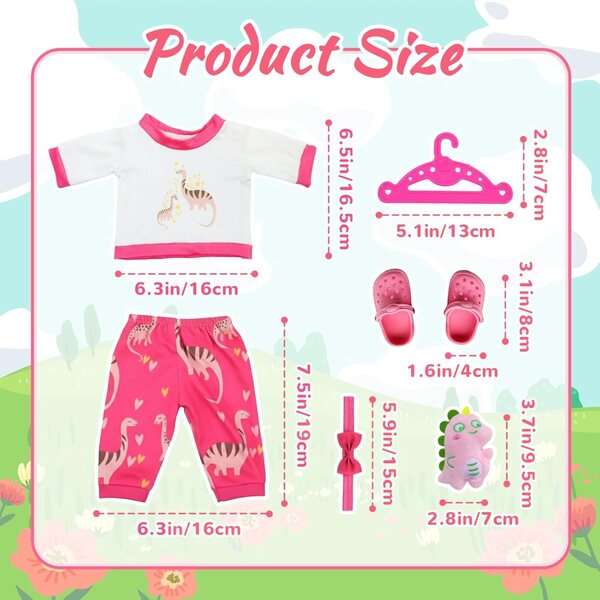 Vestiti e accessori per bambole da 35-45 cm - Orizizhic eleganza e stile