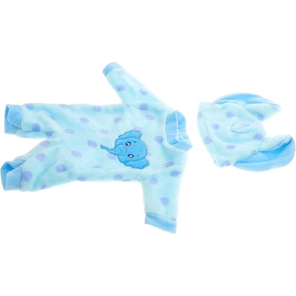 Vestiti per Bambole Pigiama Morbido Accessori Costume Azzurro per Bambine 18 Pollici