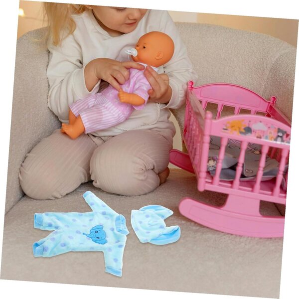 iplusmile Pigiama Morbido per Bambole 18 Pollici | Set 2 Pezzi Vestiti Adorabili