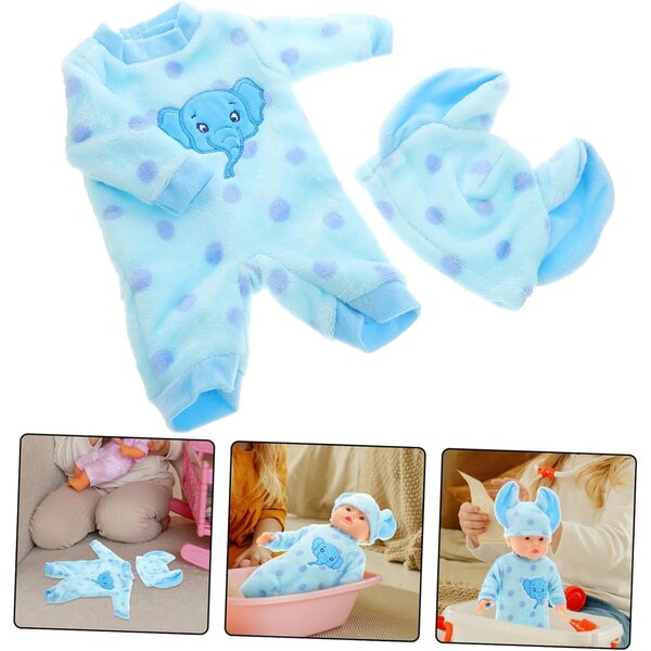 iplusmile Pigiama Morbido per Bambole 18 Pollici | Set 2 Pezzi Vestiti Adorabili