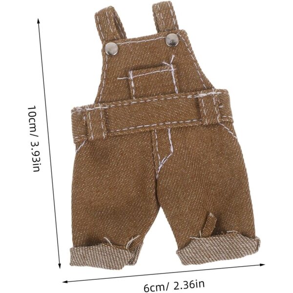 BESPORTBLE Plüsch-Kleidungsoverall für Mini Bears Puppenkleidung 12 cm