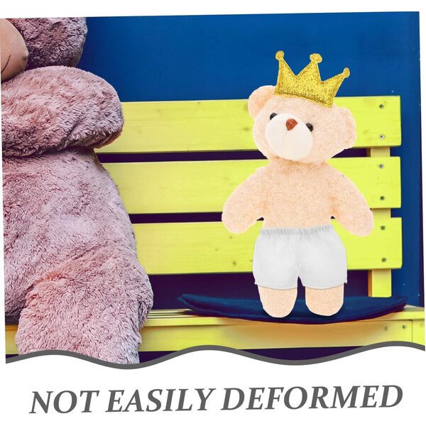 4 Pantaloncini in Peluche per Orsi di Peluche, Riutilizzabili e Resistenti per Bambole