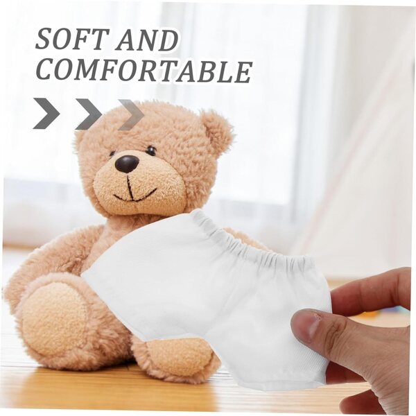 4 Pantaloncini in Peluche per Orsi di Peluche, Riutilizzabili e Resistenti per Bambole