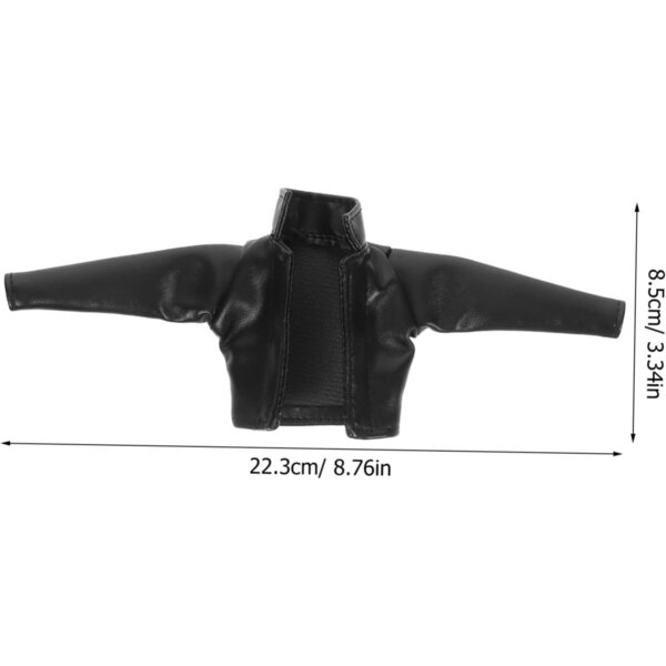 Vaguelly Abbigliamento Nero per Bambole da 30 cm: Giacca, Gonna e Gilet Eleganti
