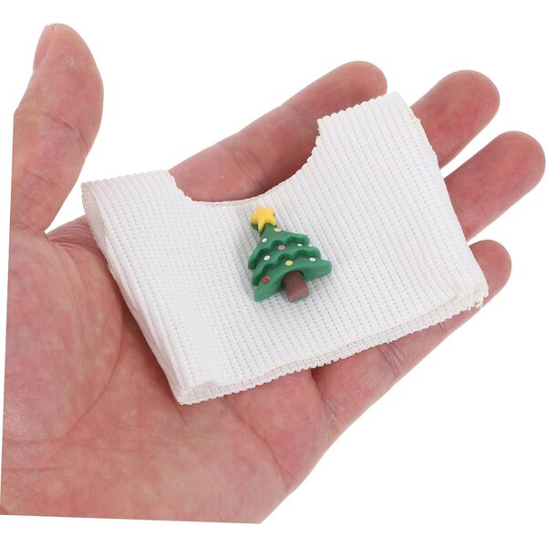 BESPORTBLE Set Vestiti Natale per Bambole con Sciarpa, Paraorecchie, Top e Gonna Rossa