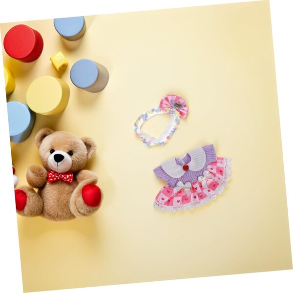 VICASKY Kleidung und Stirnband für Puppen, weiche und kreative Kleidung zum Spielen