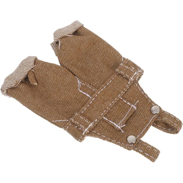 Bärenoverall für Plüschtiere mit Hosenträgern aus weichem Stoff – Puppenkleidung zum Sammeln