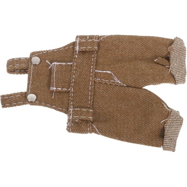 Abbigliamento Orsetto in Peluche Morbido Tuta Salopette Kawaii per Bambole 12cm