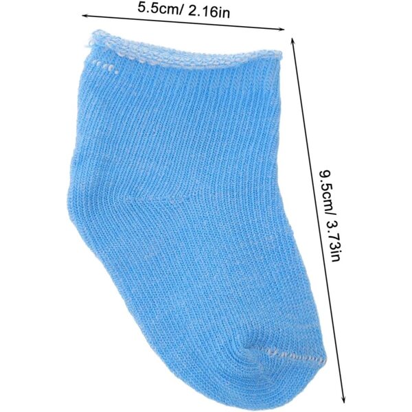 9 Paia Calzini in Cotone per Bambole Miniatura - Accessori Colorati per Action Figure