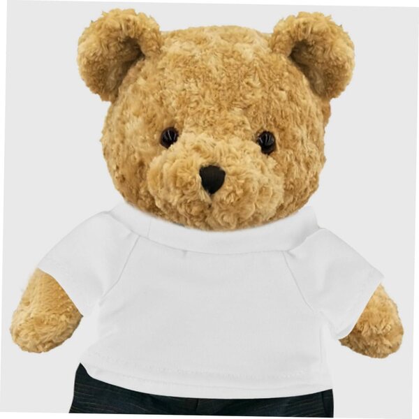 Gatuida 4 Magliette Orso in Cotone per Bambole e Peluche - Set Decorativo Facile da Indossare