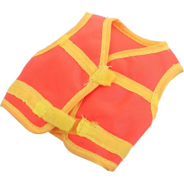 Gilet Riflettente Arancione per Bambole BJD Scala 1/6 - Accessorio Realistico