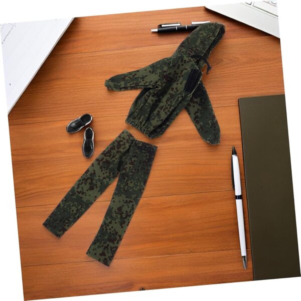 Tarnoutfit für 12-Zoll-Puppen mit Sweatshirt, Hose und Schuhen – SOPOTUTU