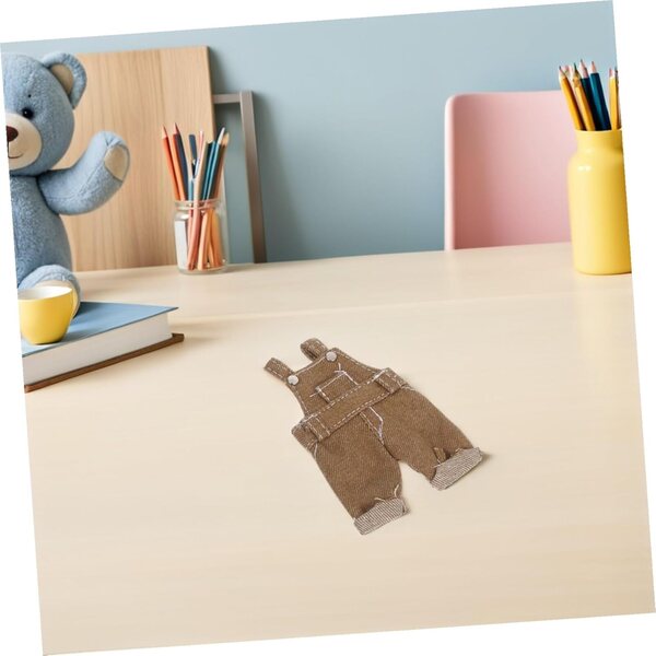 Kawaii-Teddybär-Outfit mit weichen Hosenträgern, leicht zu reinigende Puppenkleidung