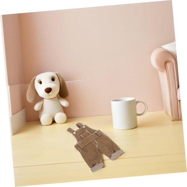 Kawaii-Teddybär-Outfit mit weichen Hosenträgern, leicht zu reinigende Puppenkleidung
