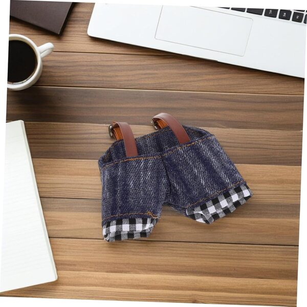 DIY Puppen- und Plüsch-Jeans-Kleidungsset mit Hut und Hose