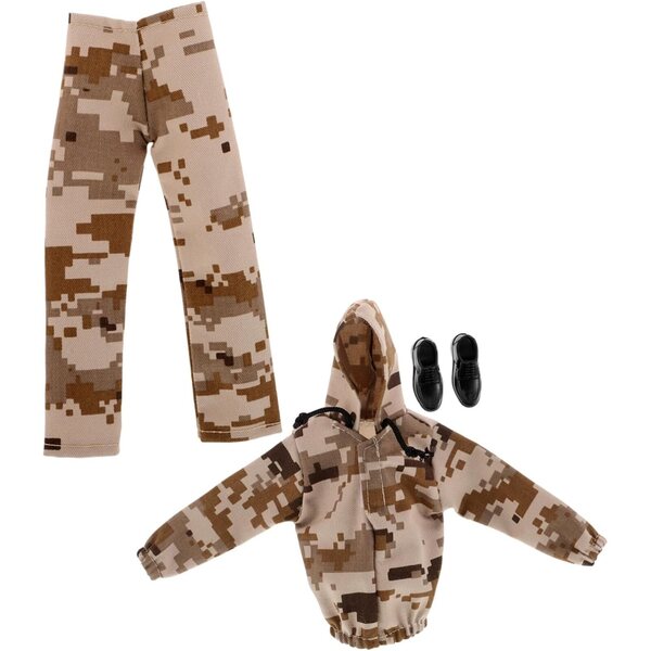 Militärische Tarnkleidung, Puppen, 30,5 cm, Sweatshirt, Hosen, Schuhe zum Spielen