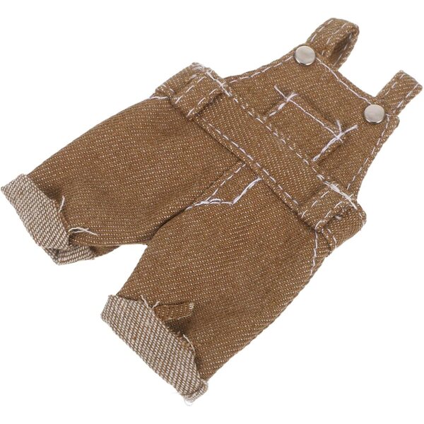 Abbigliamento per Peluche Orso Tuta Morbida con Bretelle Kawaii per Bambole 12 cm