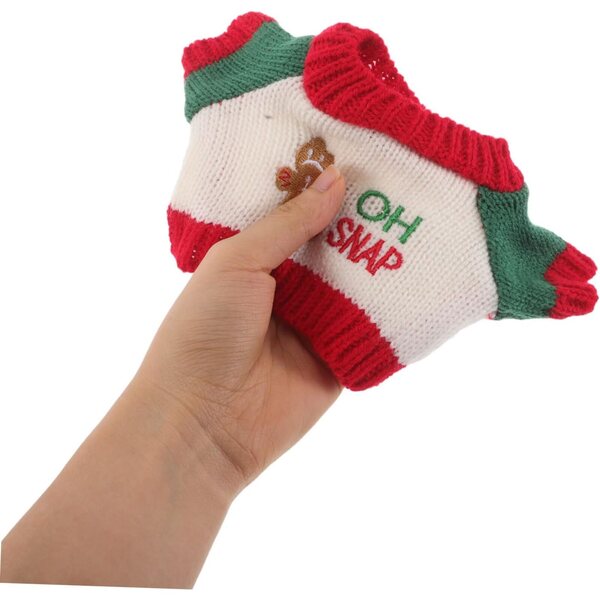 BESTonZON 5 Maglioni Natalizi per Bambole da 30 cm e Peluche, Accessori Festivi Invernali