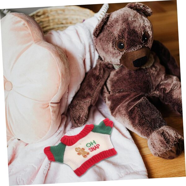BESTonZON 5 Maglioni Natalizi per Bambole da 30 cm e Peluche, Accessori Festivi Invernali