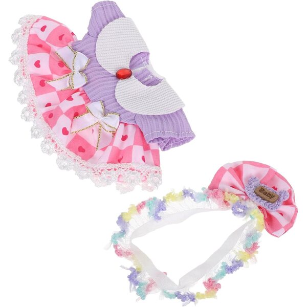 Gonna in Tulle e Fascia per Bambole Miniature - Vestiti Morbidi e Resistenti