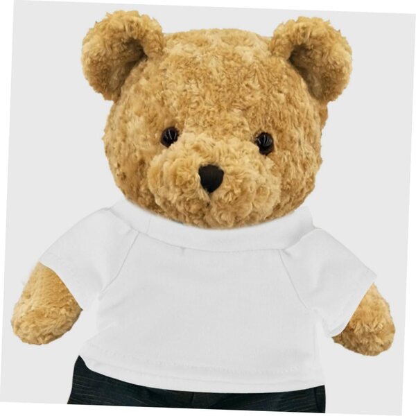 BESPORTBLE Set 4 Magliette in Cotone con Orsetto per Bambole e Peluche 13,5x8 cm