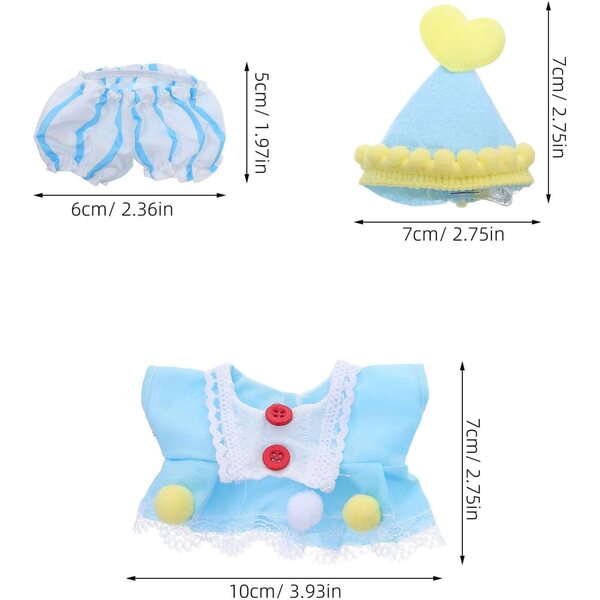 Accessori Gatuida per Bambole: Abiti, Cappelli e Pantaloni in Tessuto per Gioco Creativo