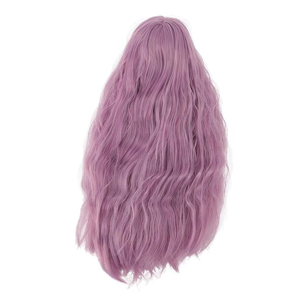 Parrucca Viola per Bambola 1/4 Capelli Ricci Lunghi in Seta Alta Temperatura