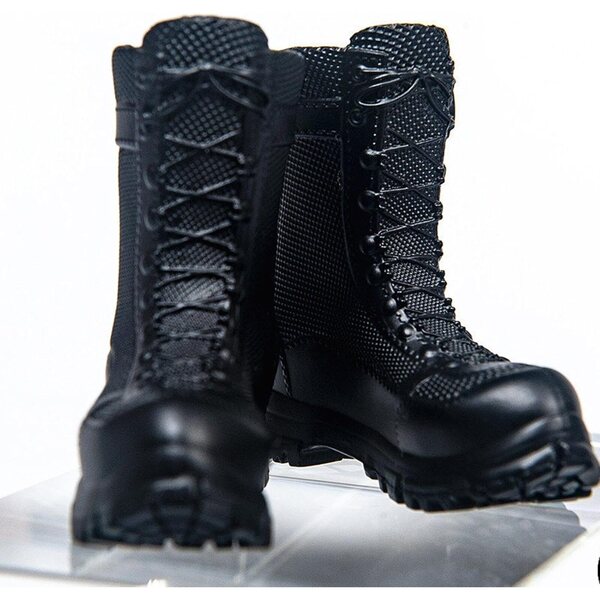 F Fityle Shoes 1:6 Soldatenstiefel für männliche Actionfiguren 12 Zoll PVC