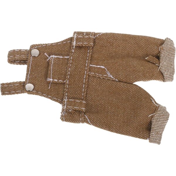 WOONEKY Kawaii overall voor knuffels en poppen van 12 cm, zacht en gemakkelijk te verwisselen kleding