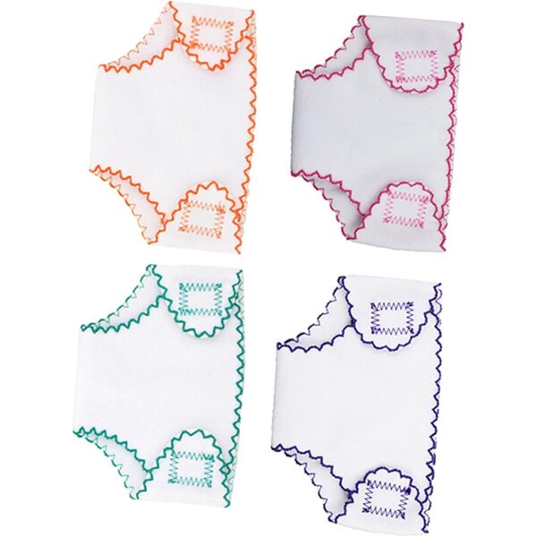 HEMOTON 4pz Pannolini Riutilizzabili in Tessuto per Bambole 18 Pollici Accessori Gioco Ruolo