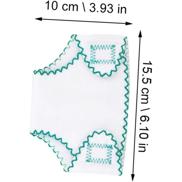 HEMOTON 4pz Pannolini Riutilizzabili in Tessuto per Bambole 18 Pollici Accessori Gioco Ruolo