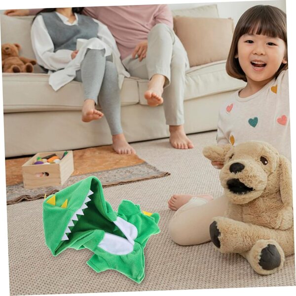 Costume Dinosauro per Bambole 20 cm in Morbido Peluche Verde - WEKAMOS