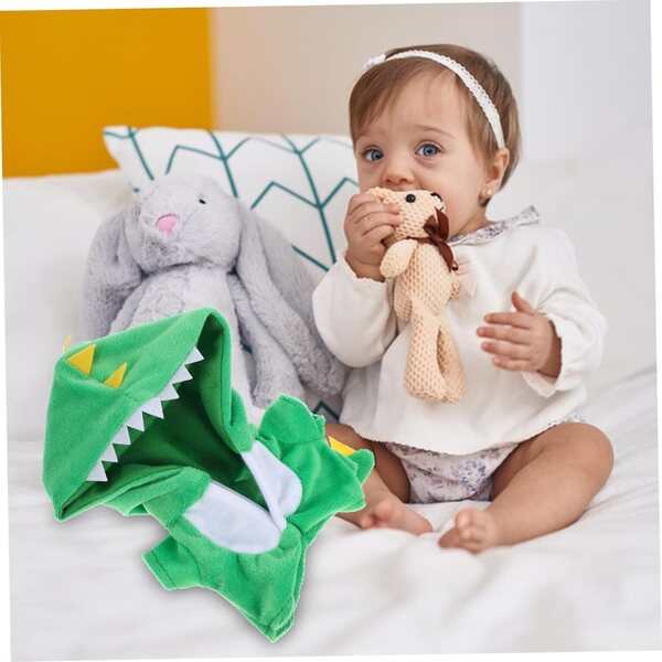 Costume Dinosauro per Bambole 20 cm in Morbido Peluche Verde - WEKAMOS
