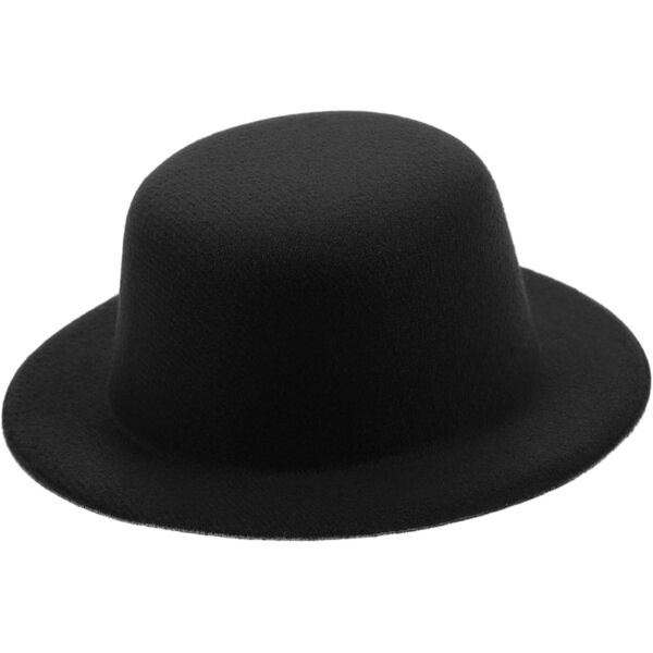 Gatuida Mini Cappelli Neri in Peluche per Bambole Stile Lolita, Cosplay e Feste