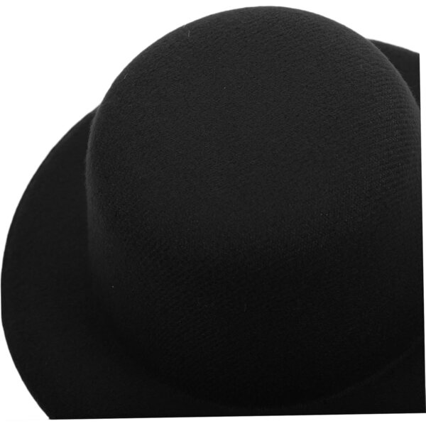 Didiseaon Cappello Fascinator Nero in Peluche per Bambole, Stile Lolita Artigianale
